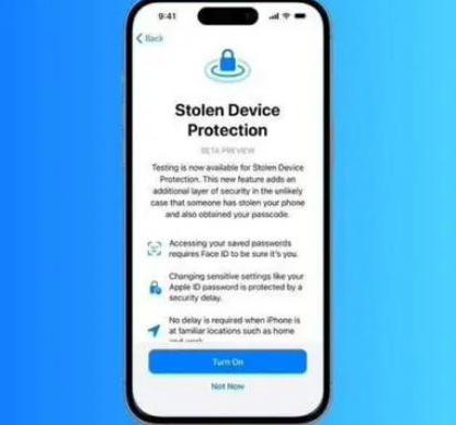 湖滨苹果授权维修店分享被盗设备保护功能开启方法 