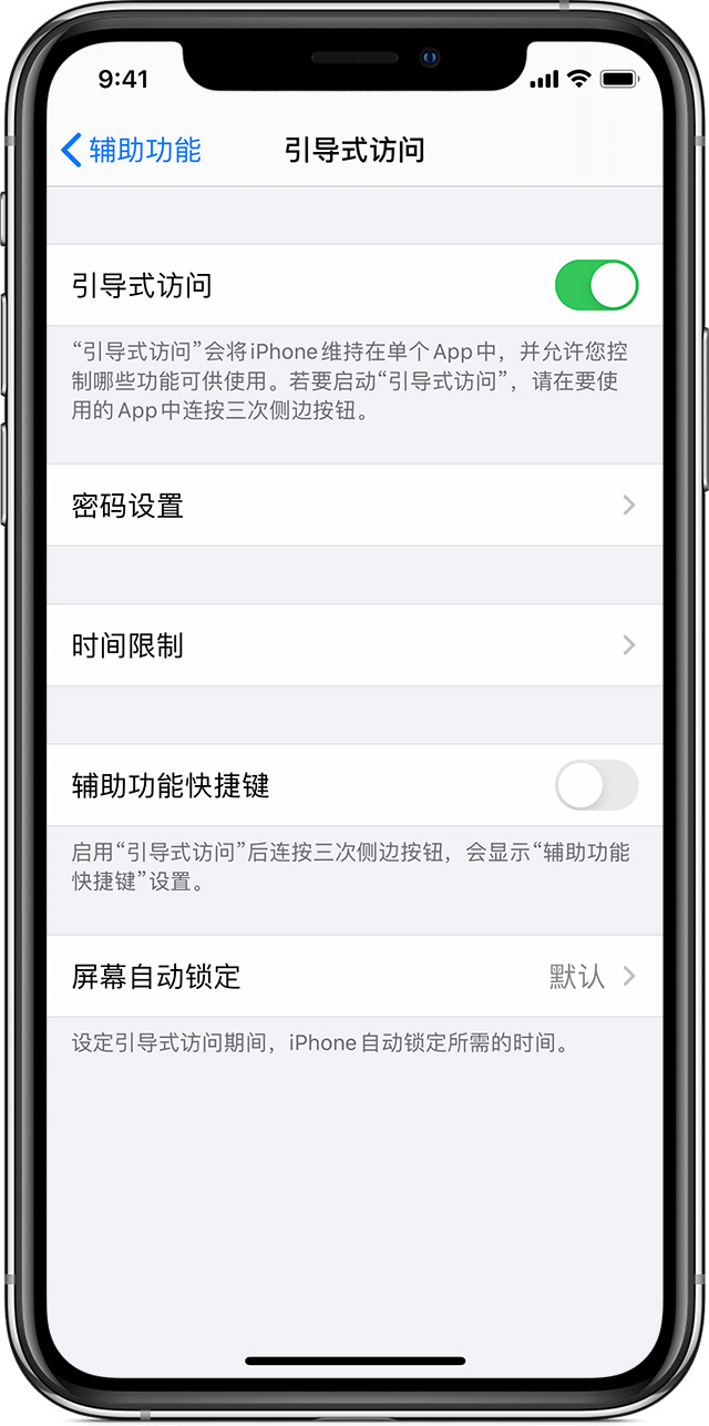 湖滨苹果手机维修分享如何在 iPhone 上退出引导式访问 