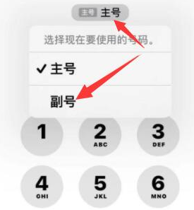 湖滨苹果14维修店分享iPhone 14 Pro Max使用副卡打电话的方法 